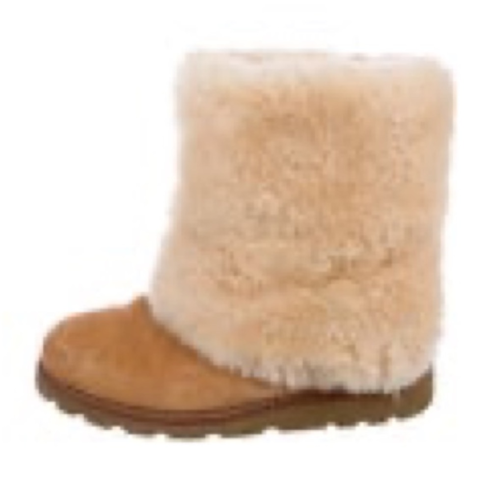 UGG Australia Maylin Mid-Calf Chestnut Women’s Sheepskin Shearling Cuff Boots